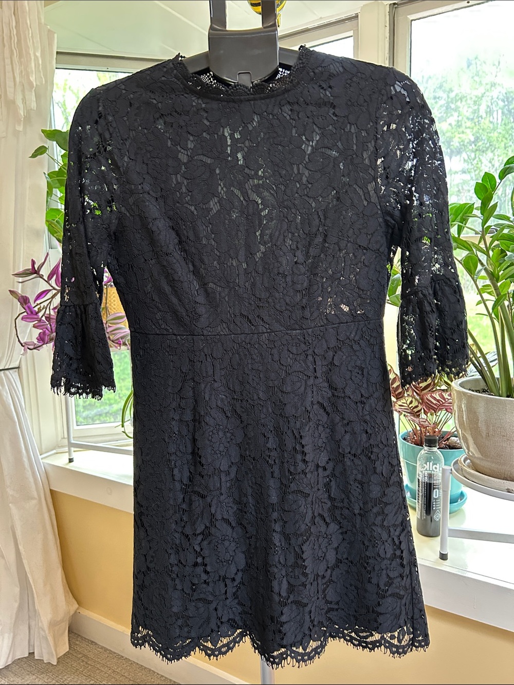 Forever 21 Black Lace Mini Dress